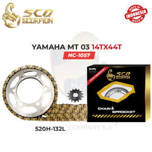 CATALINA Y PIÑON YAMAHA MT 03 520H-132L 14X44