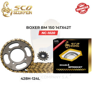 KIT ARRASTRE 428H-124L BOXER BM 150 14TX42 SCO